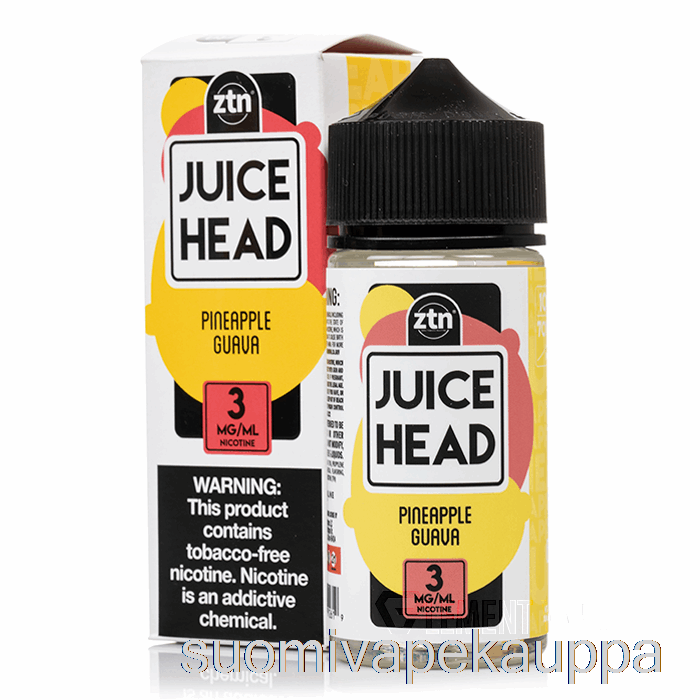 Vape Suomi Ananas Guava - Mehupää - 100ml 0mg